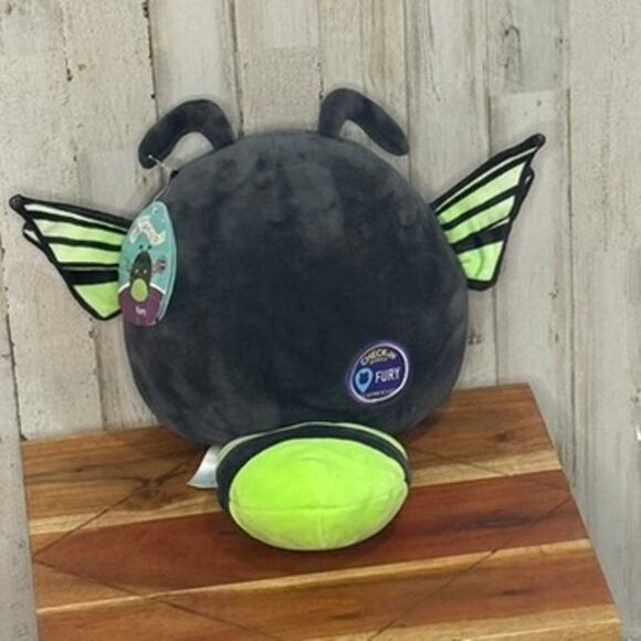 NWT Squishmallows Fury Hornet Plush Toy Black & Green Medium 10" - Picture 2 of 5